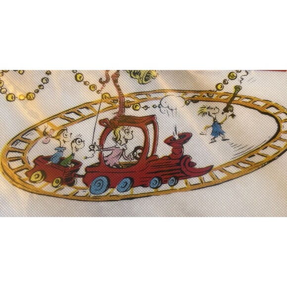 The Grinch Christmas Vinyl Tablecloth Nice & Thick 70” x 52” NEW! - Picture 7 of 10